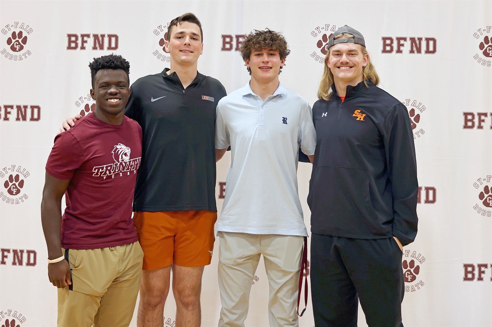 Athletes sign letters of intent on December 2023 signing day.